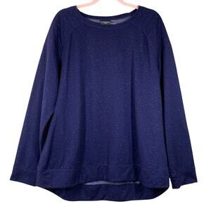 32 DEGREES HEAT Navy Blue Long Sleeve Fleece Sweatshirt XXL